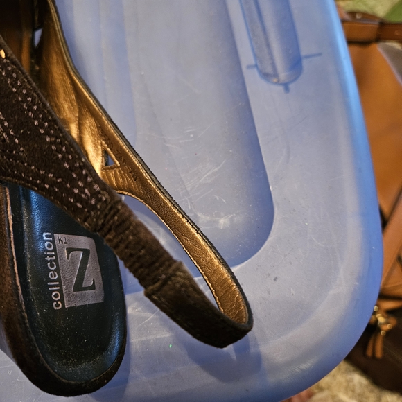 Brown Peep-Toe Women's Shoes - Picture 7 of 7